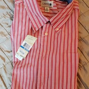 Crest by Tommy Hilfiger Men's button down dressed